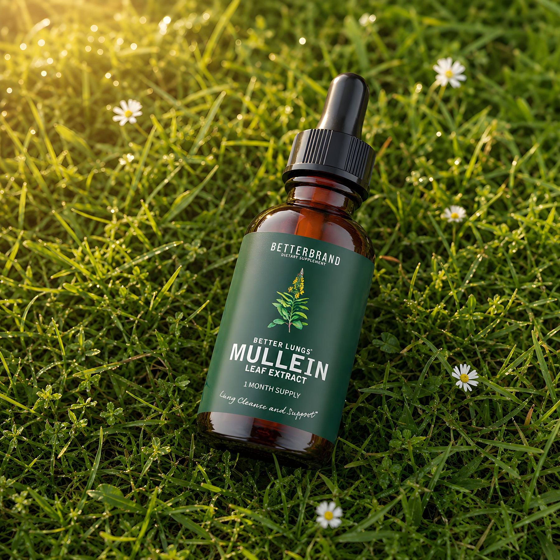 BetterLungs Mullein + Chlorophyll daily tincture