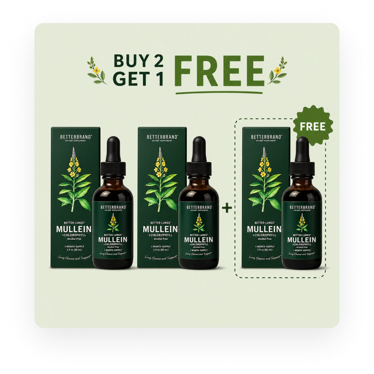 BetterLungs Buy 2 Get 1 Free
